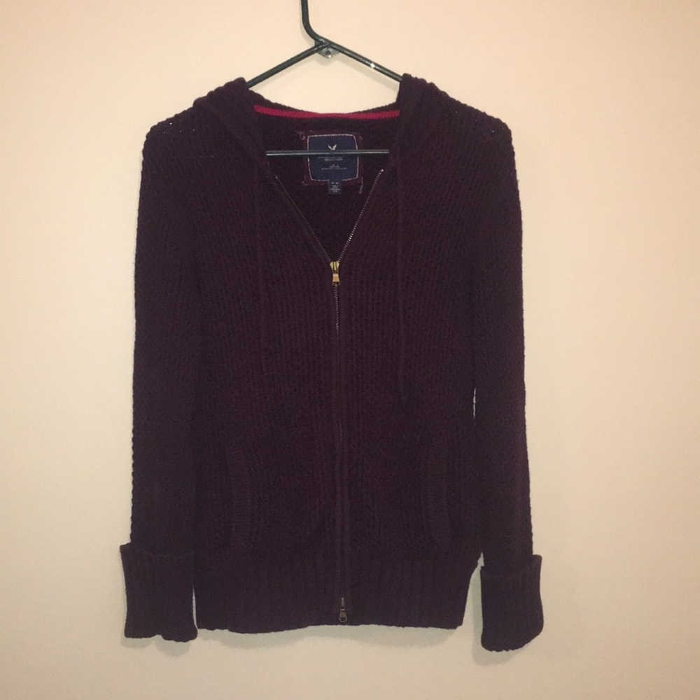 Zip up American Eagle sweater 🦅